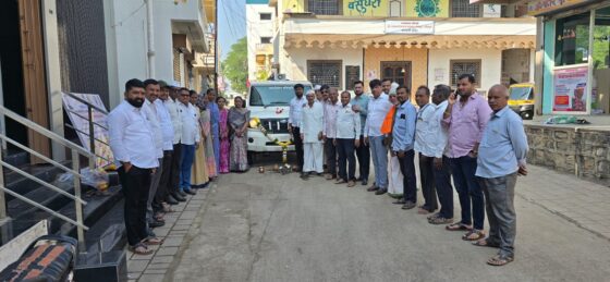 ग्रामपंचायत कोंढापुरी येथे नवीन घंटागाडी लोकार्पण सोहळा संपन्न